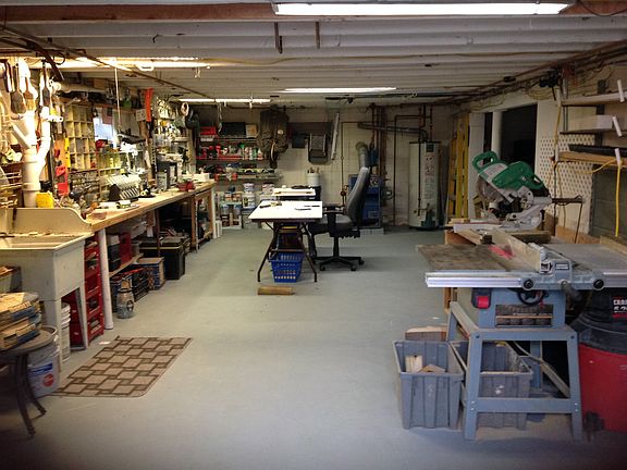 Basement workshop