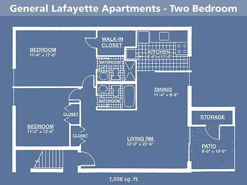 Floor plan 2 Bedroom