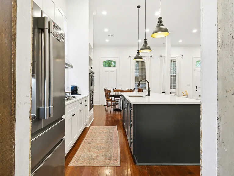Kitchen: gas stove, nespresso machine, stocked with kitchen essentials