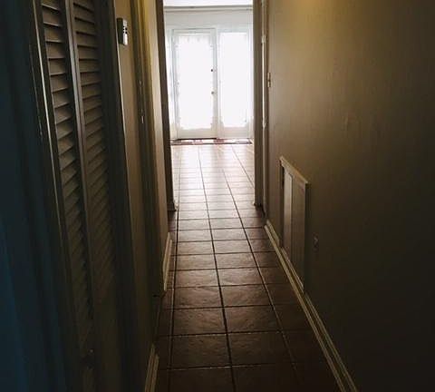 hallway to living room