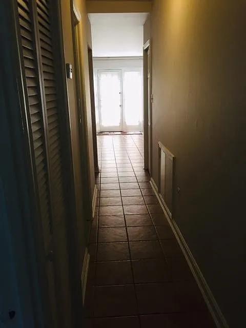 hallway to living room