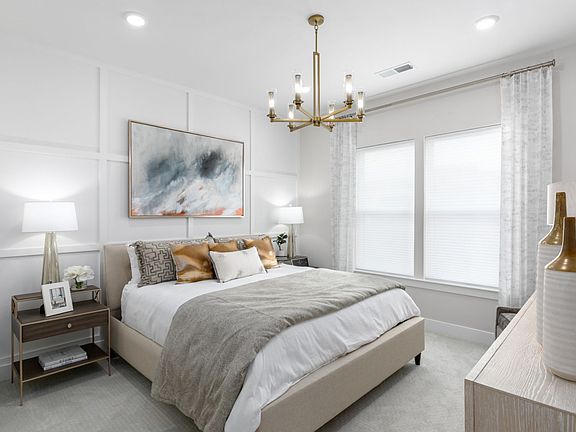 Unwind in a refined bedroom every evening.