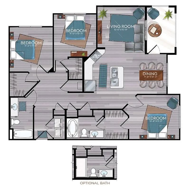 Floor plan C1 Alt