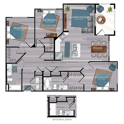 Floor plan C1 Alt