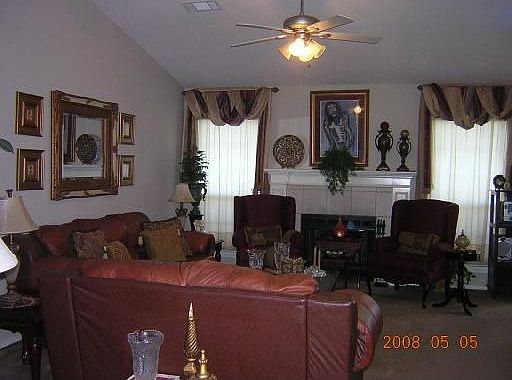 living room furnished