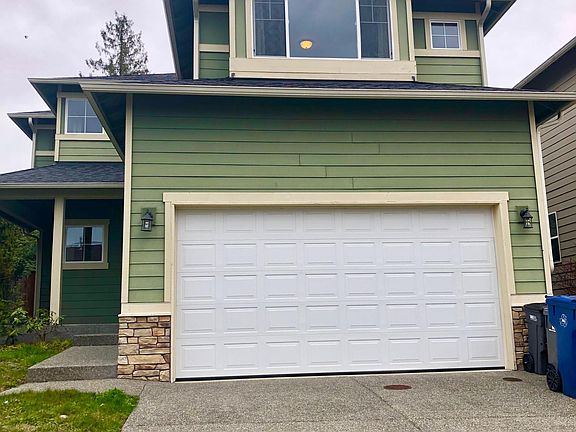 Large two car garage with two off street spaces
