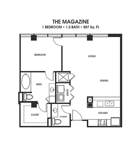 Floor plan MAGAZINE