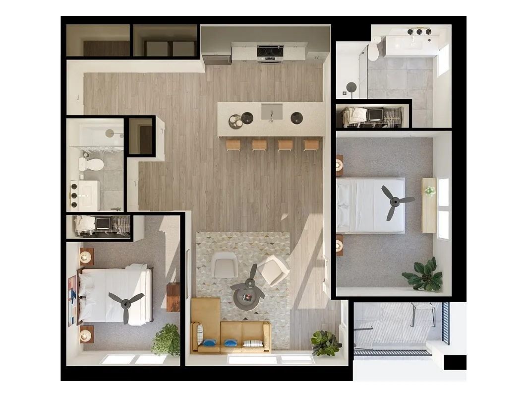 Floor plan B1