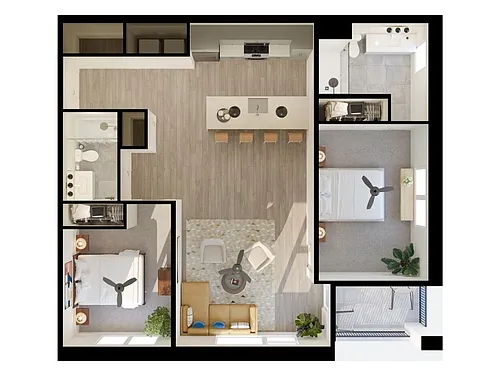 Floor plan B1