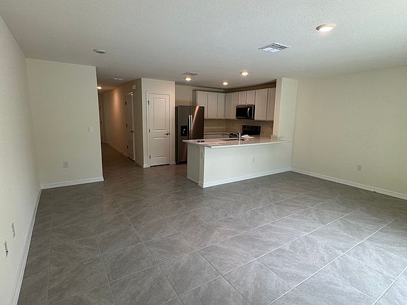 Open concept layout