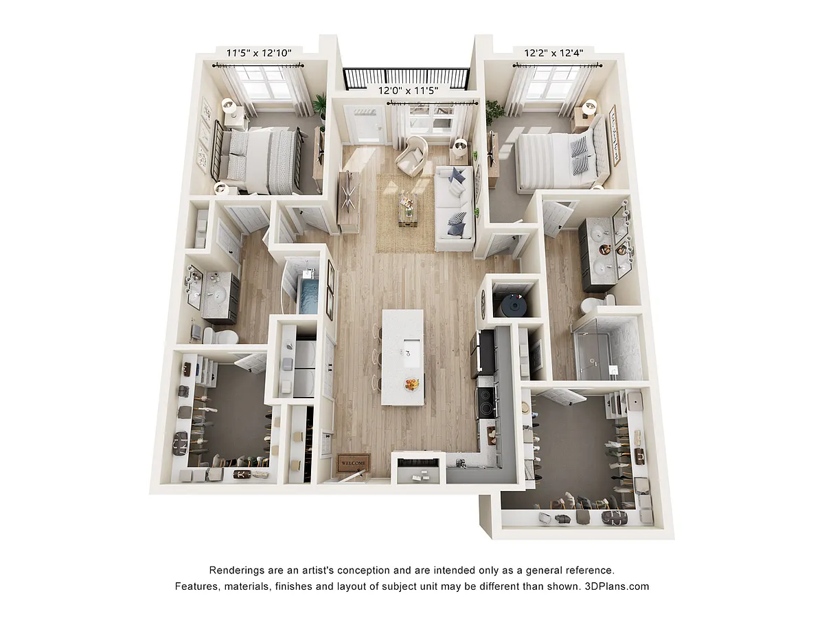Floor plan B3