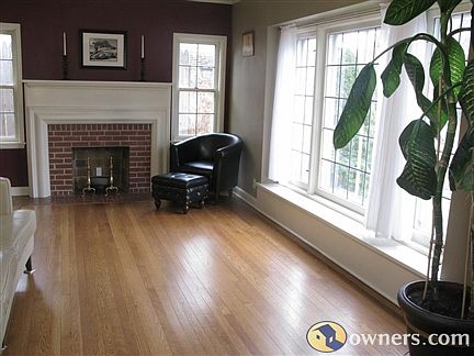 Living Room with Bay Window