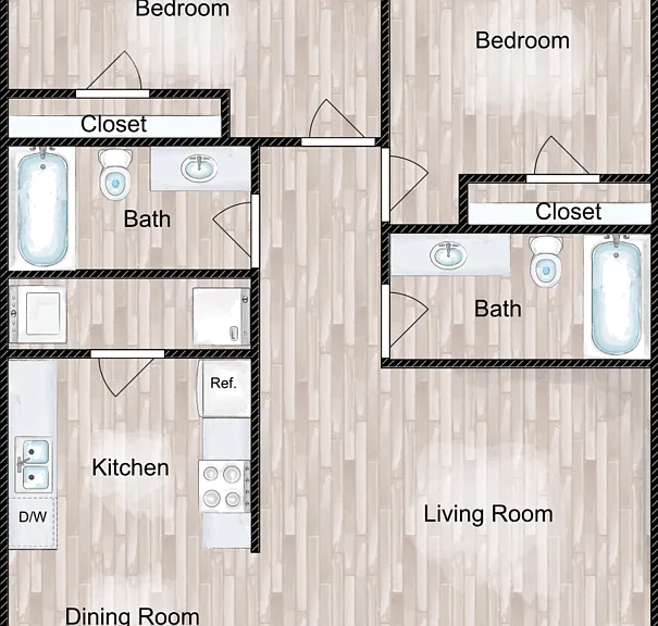 The Chandler Floorplan Diagram