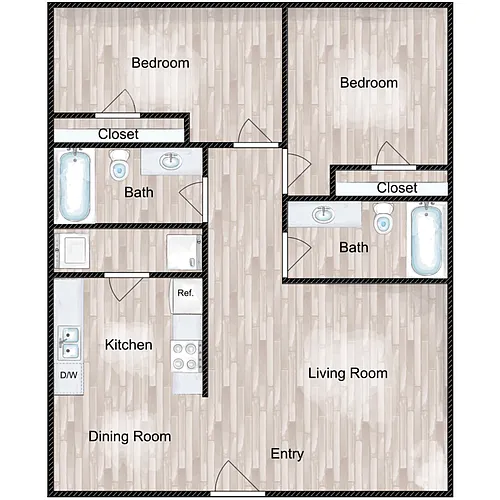 Floor plan The Chandler