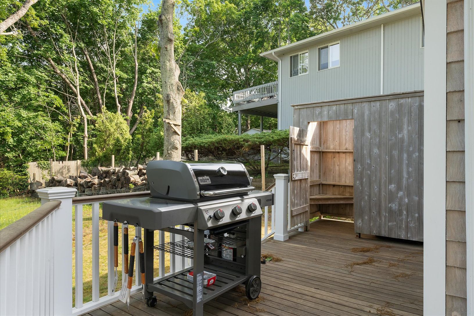  BBQ and Outdoor Shower
