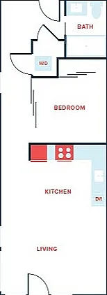 Open 1 Bed, 1 Bath - Apt K Open 1 Bed, 1 Bath - Apt K