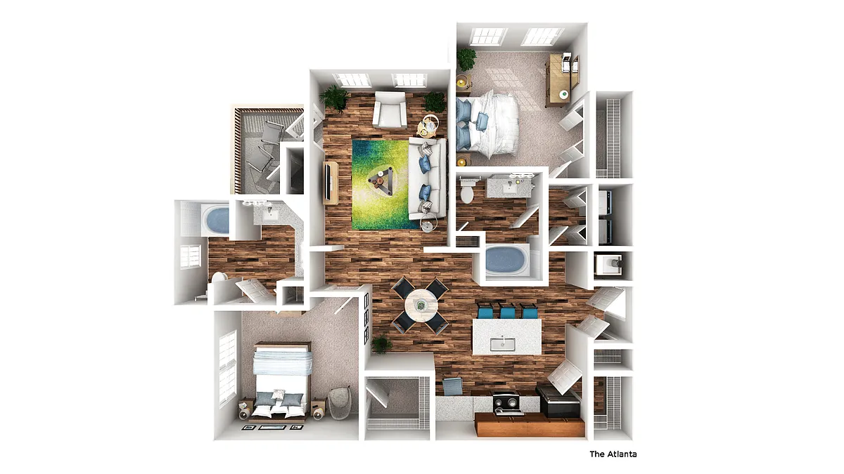 Floor plan THE ATLANTA