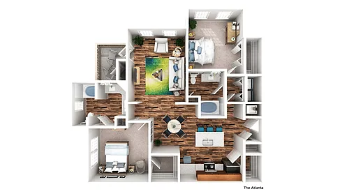 Floor plan THE ATLANTA