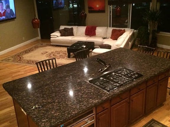 Giant open floor plan. 