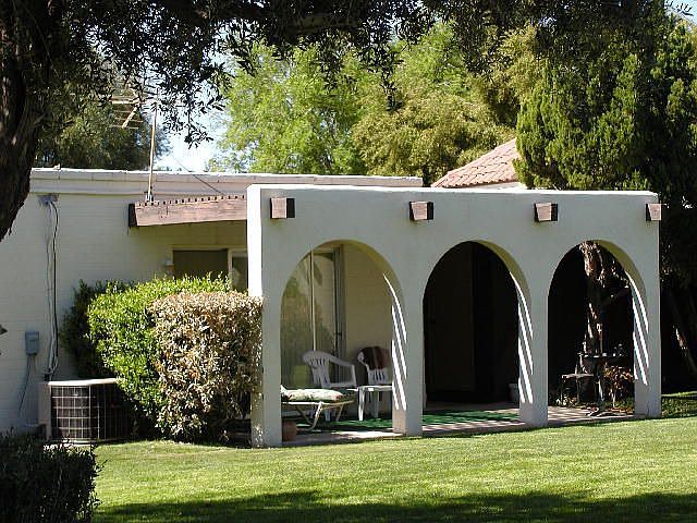 Covered patio for extra outdoor living space