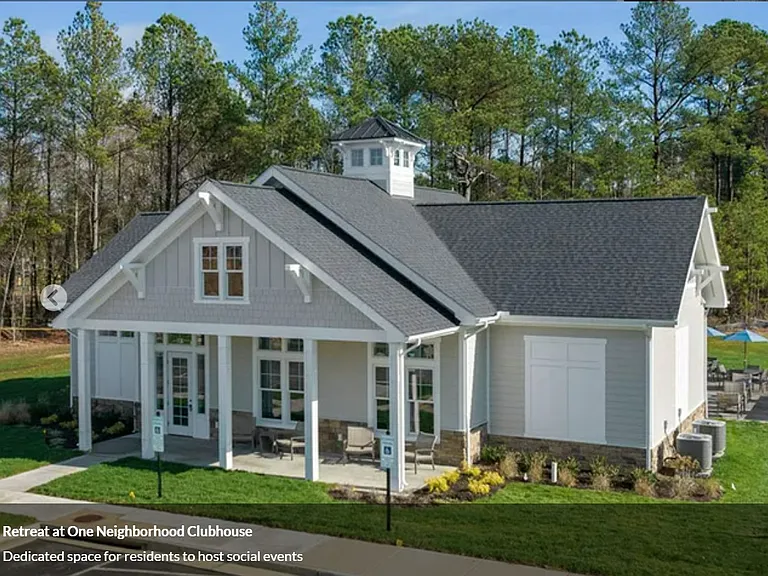 Residents can enjoy a clubhouse