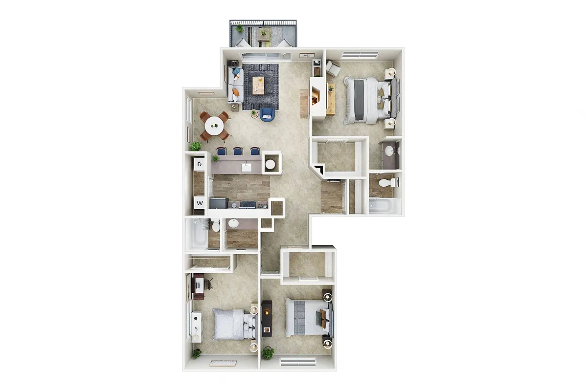 Floor plan 3B