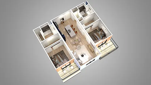 Floor plan 2 bedroom