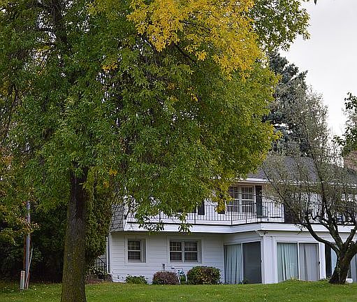 View house from park behind