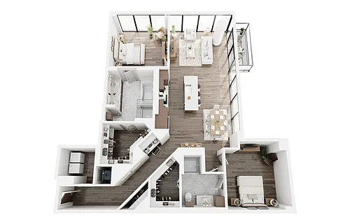 Floor plan B8