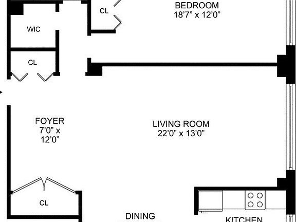 2nd image of 100 W 57th St APT 6H