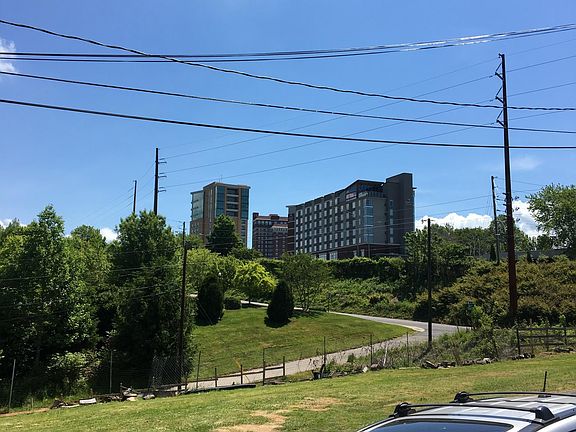 View from Front Porch of The Indigo and Hyatt.