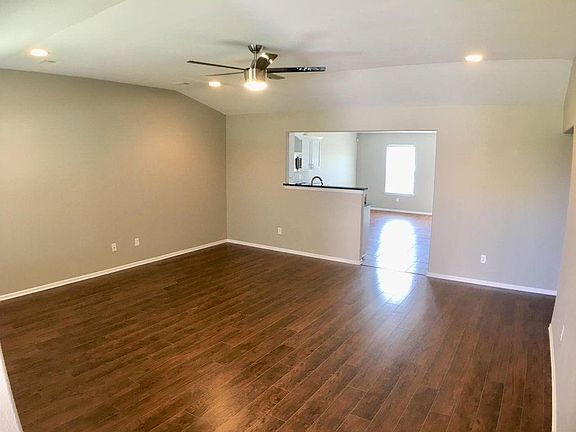 Livingroom looking from the front door into the kitchen