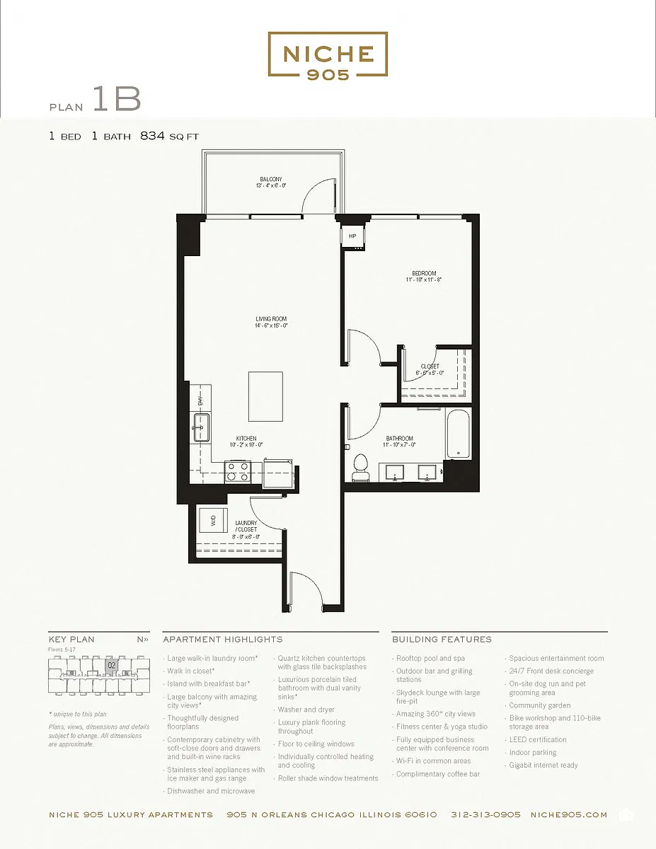 Floor plan 1B