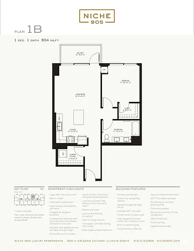 Floor plan 1B
