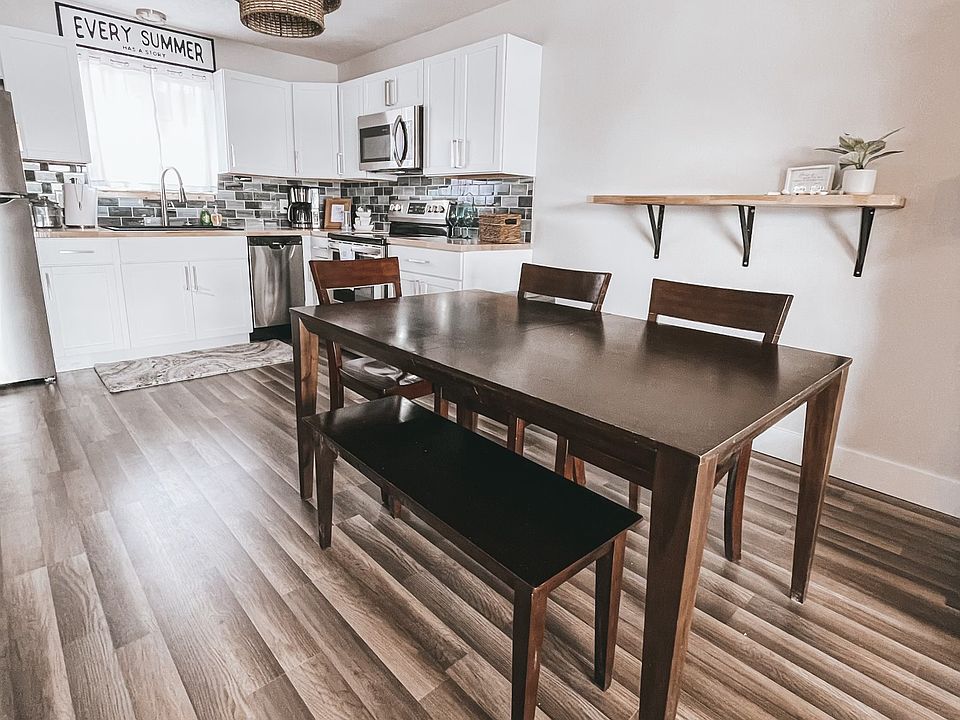 Kitchen and dining area