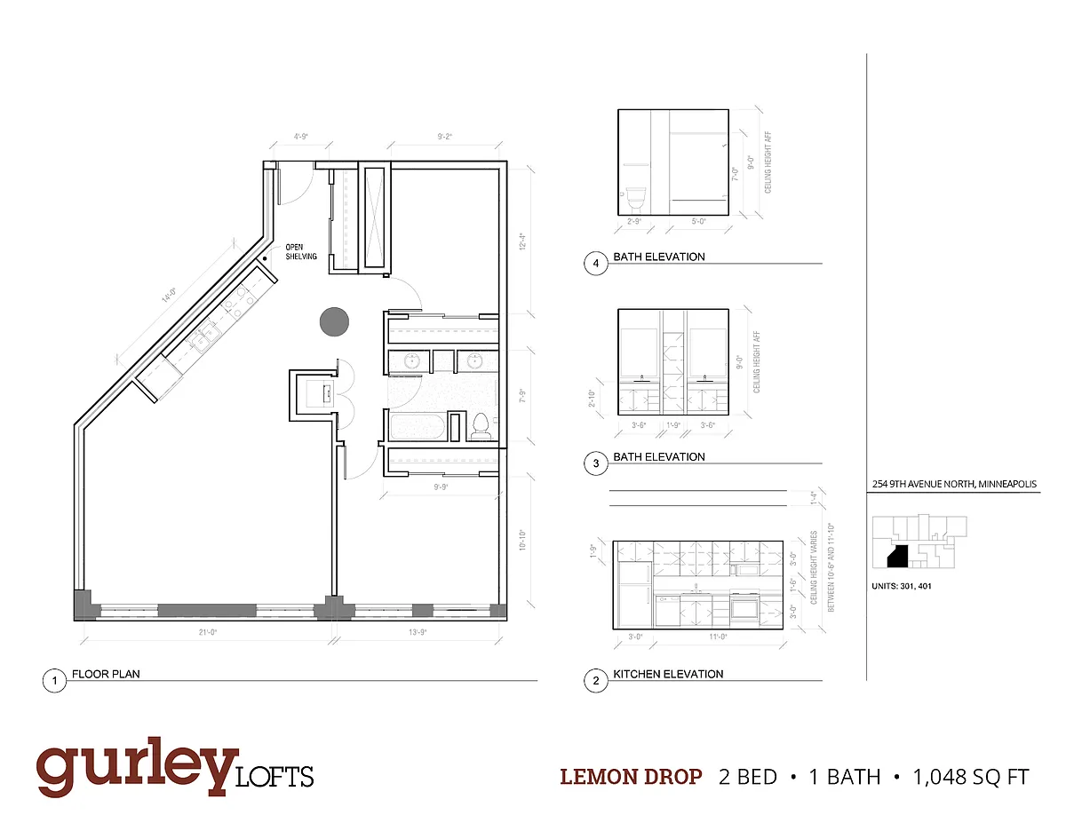 Floor plan Lemon Drop