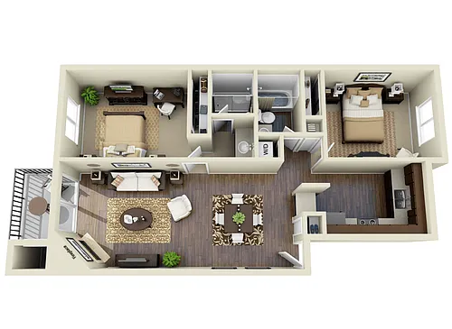 Floor plan B3 & B4 Renovated