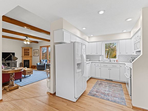 Living room and kitchen