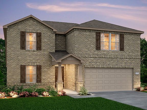 Exterior O - The Stockdale plan, a two-story home with 2-car garage
