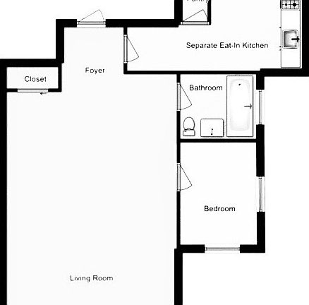 2nd image of 55 W 92nd St #1F1