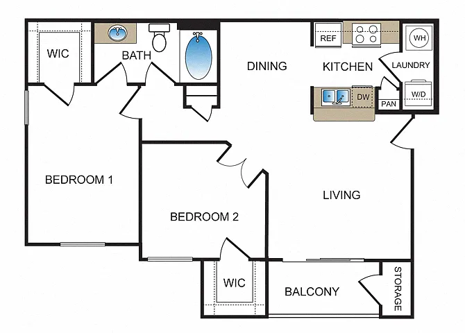 Floor plan B1