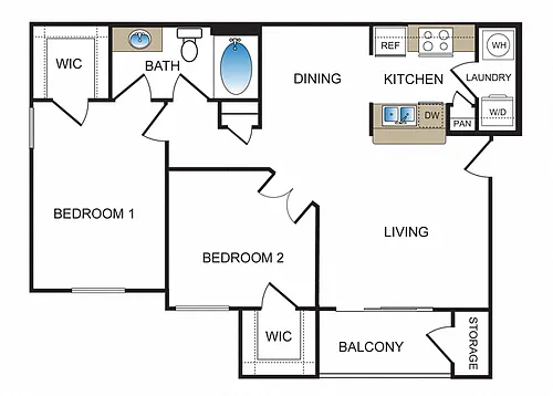 Floor plan B1