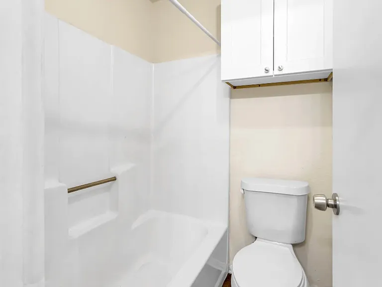 Separate toilet room with Bathtub