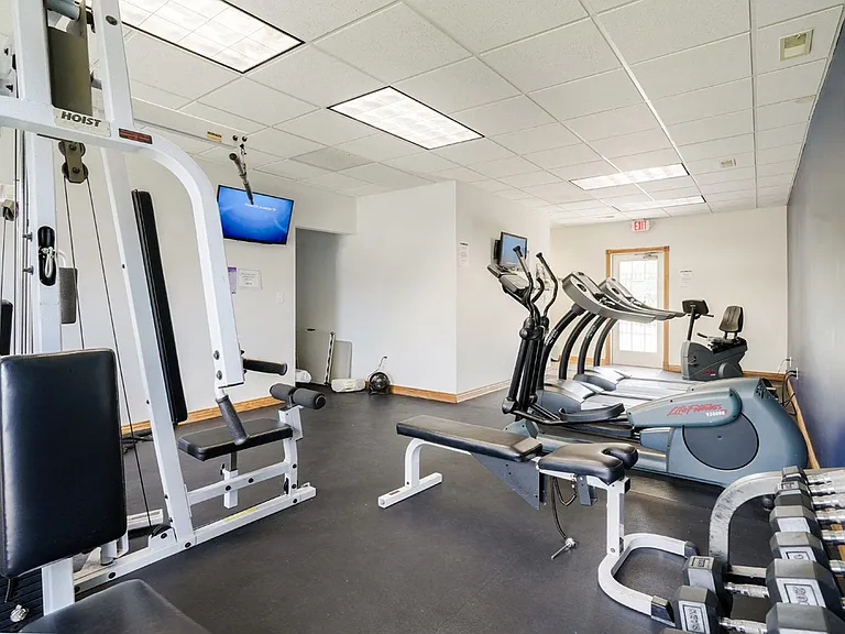 Relieve your stress while working out in our 24-hour fitness center.