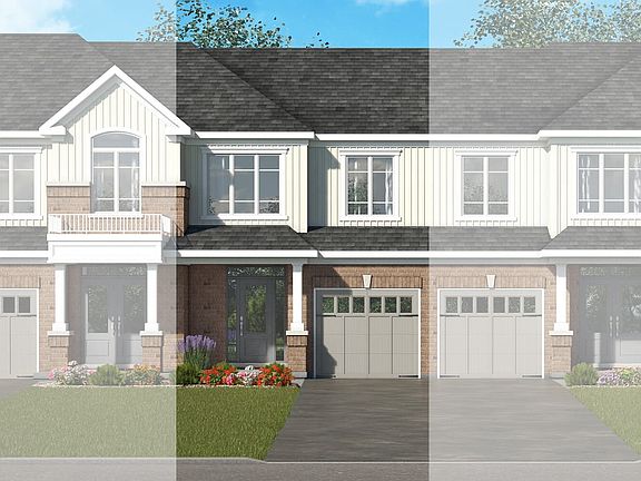 Front exterior of Atly Style C at Pinehurst in Paris, Ontario.
