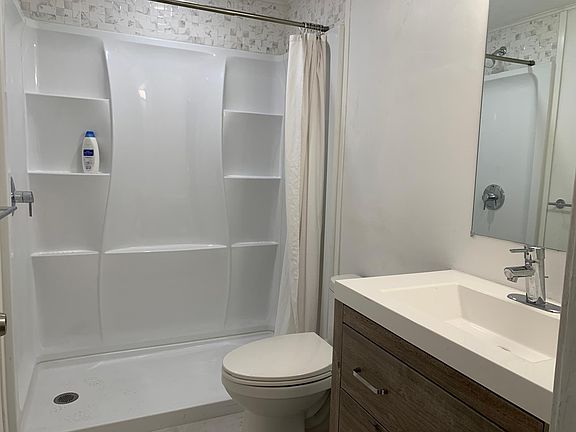 Shower in bath