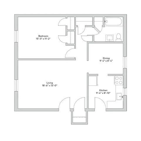Floor plan RTG-1b1b