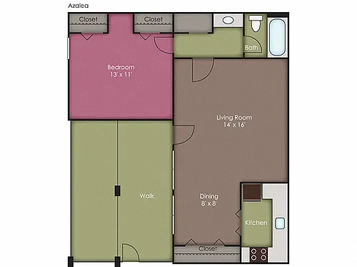 Floor plan Azalea