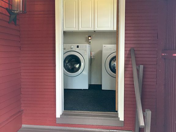 Back porch into laundry