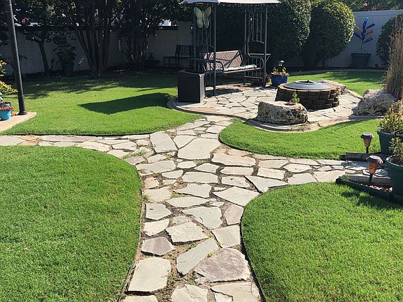 Fire pit with gazebo 